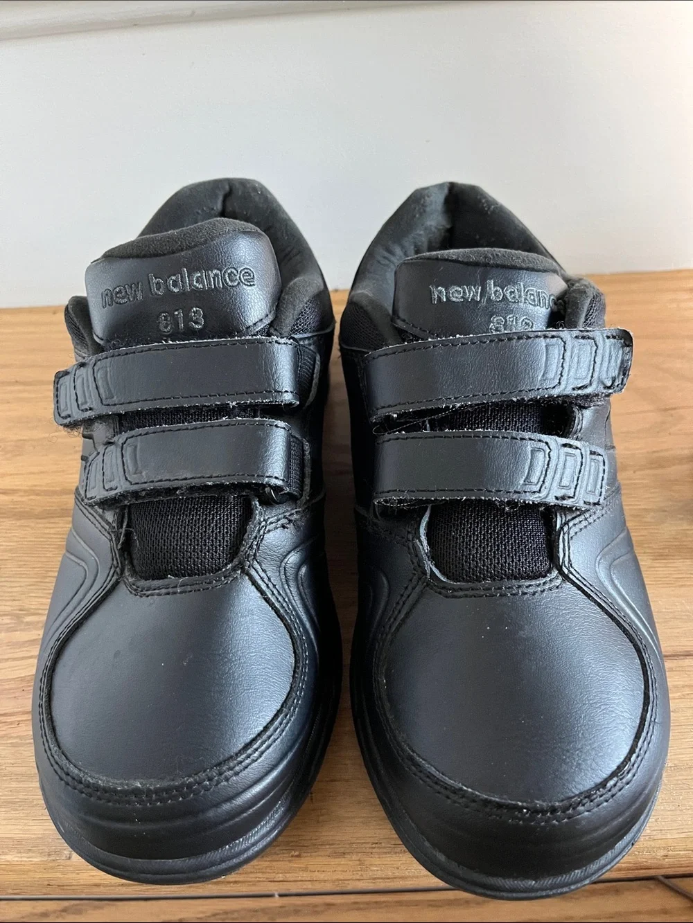 New Balance Kids Black Velcro 813 Sneakers